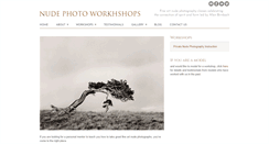 Desktop Screenshot of nudephotoworkshops.com